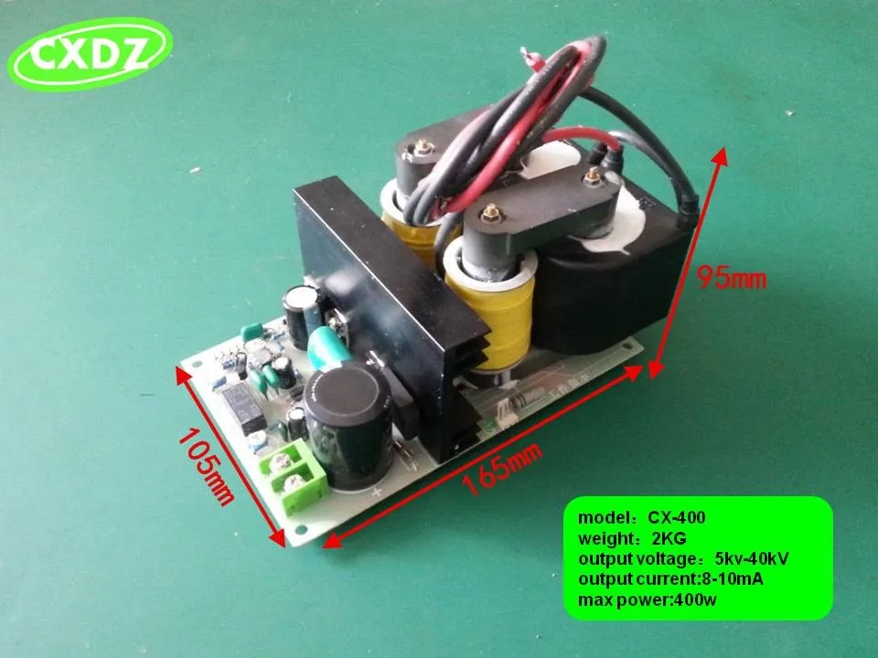 Высоковольтный источник питания с 40кв 400 Вт для электростатического осадителя lampblack очистители воздуха, ионизатор воздуха