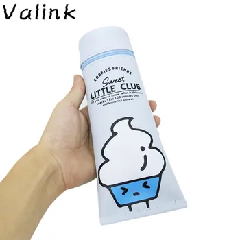 

Cute Toothpaste Shape Stationery Pencil Pen Case Makeup Bag Zipper Pouch Case Organizer for Cosmetics Trousse Maquillage Femme