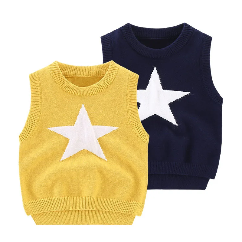 Kids Sweater Vest Children's Sweaters Knitted vests Boy & Girls Autumn