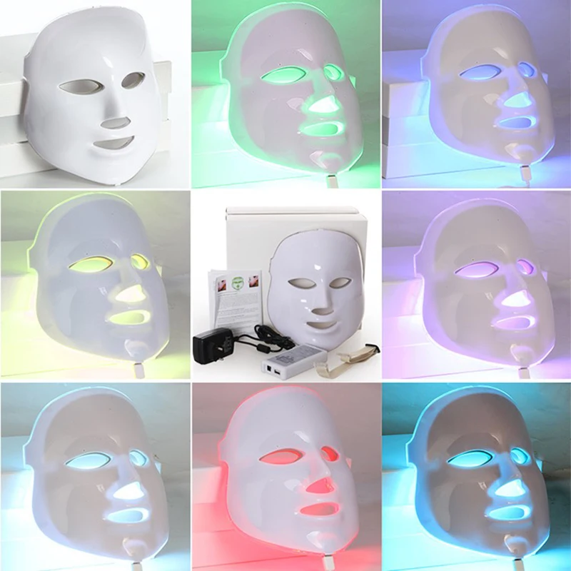 

7 Colors Light PDT Photon Therapy LED Face Mask Skin Rejuvenation Wrinkle Acne Removal Anti-Aging SPA Facial Beauty Machine