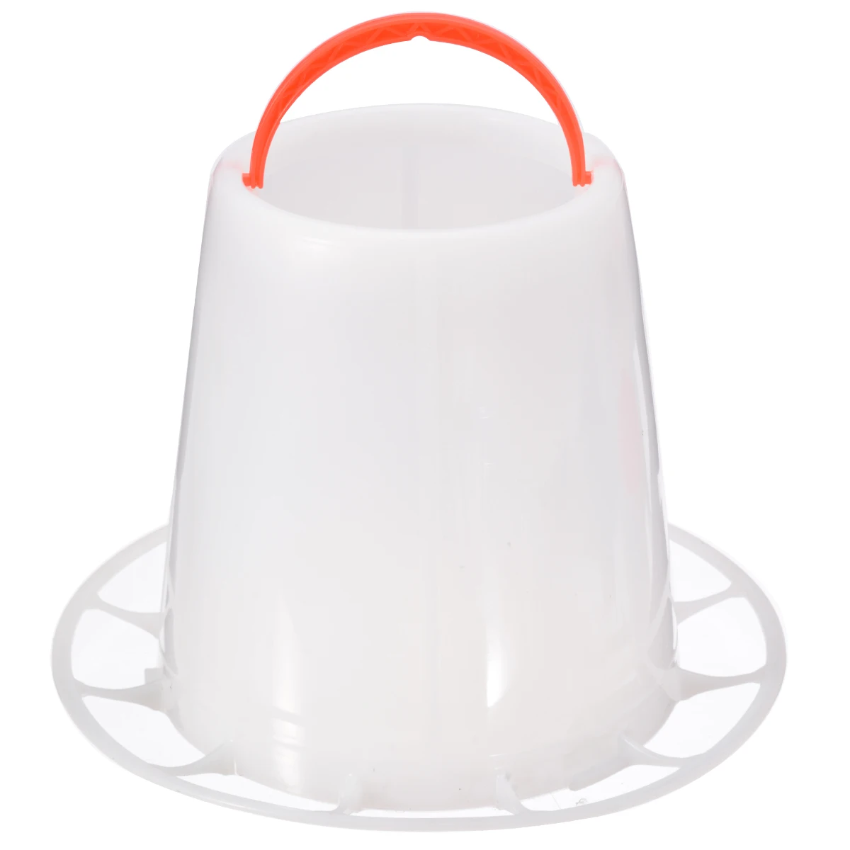 1.5kg Plastic Farm Animal Feeding Supplies Food Feeder Chicken Hen Poultry Drinker with Lid Handle