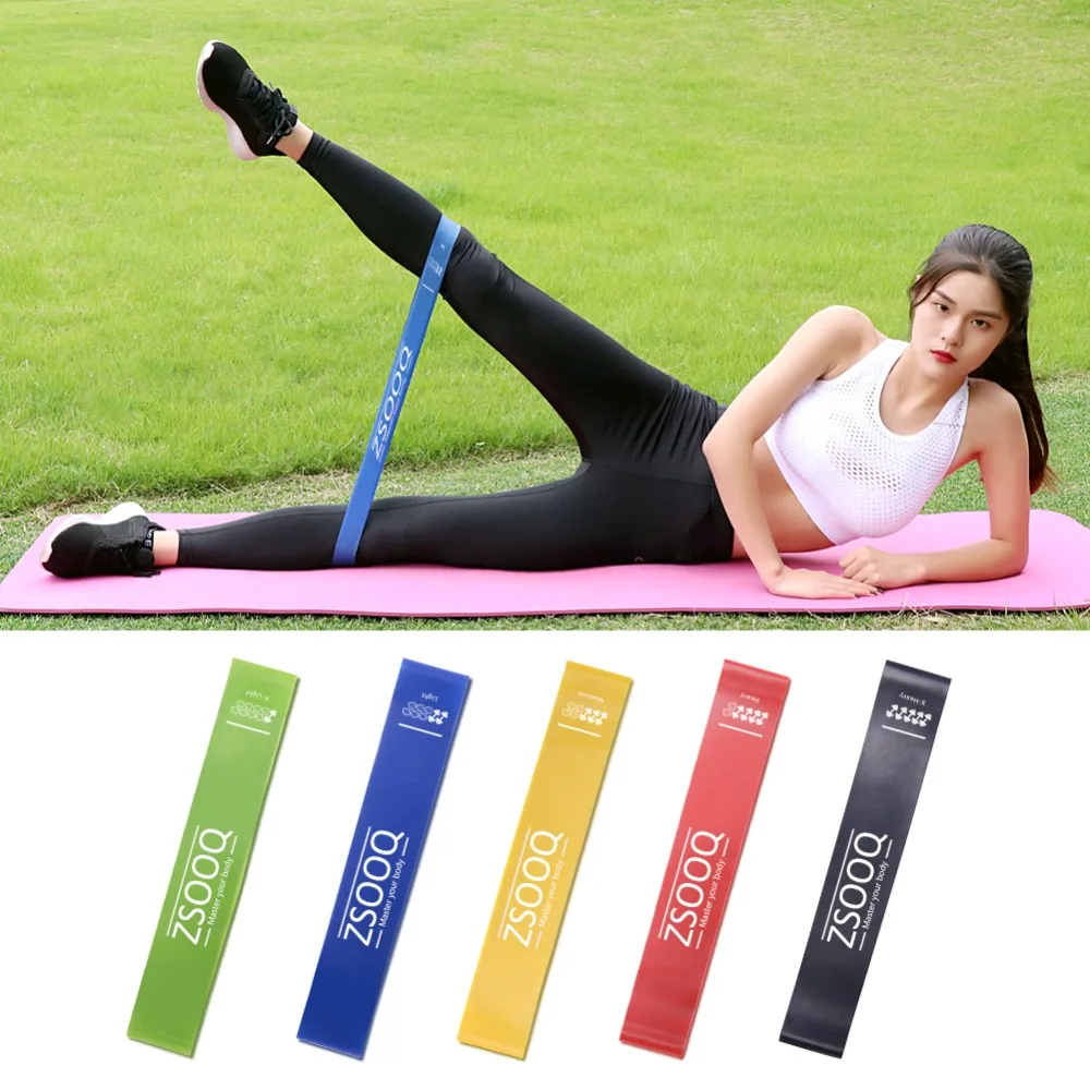 Эспандер для фитнеса Резиновая Спортивная резинка с петлями для йоги, тренажерного зала, тянущаяся веревка, тренировочные ленты, оборудование для тренировки