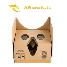 1pcs New Google cardboard 2.0 Plastic Virtual Reality VR 3D glasses for 3.5-6 Smart phone enjoy 3D Games Movies