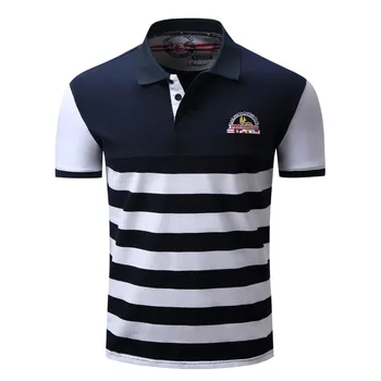 

Men Polo Short Sleeves Tops Embroidery Polo Shirt Brand Clothing Camisas Hombre Casual Polo 2019