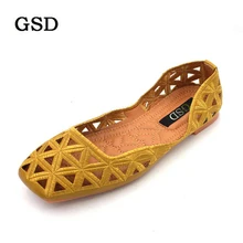 Новая летняя обувь; удобные женские балетки на плоской подошве; дышащая повседневная женская обувь; модная пляжная обувь на плоской подошве; большие размеры; Zapatos de mujer