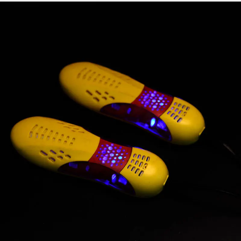 220V 10 Вт штепсельная вилка европейского стандарта с принтом «Гоночная машина форма фиолетовый светильник Сушилка для обуви для ног протектор Устройство с дезодорантом запахом для обуви обувь Сухой Нагреватель