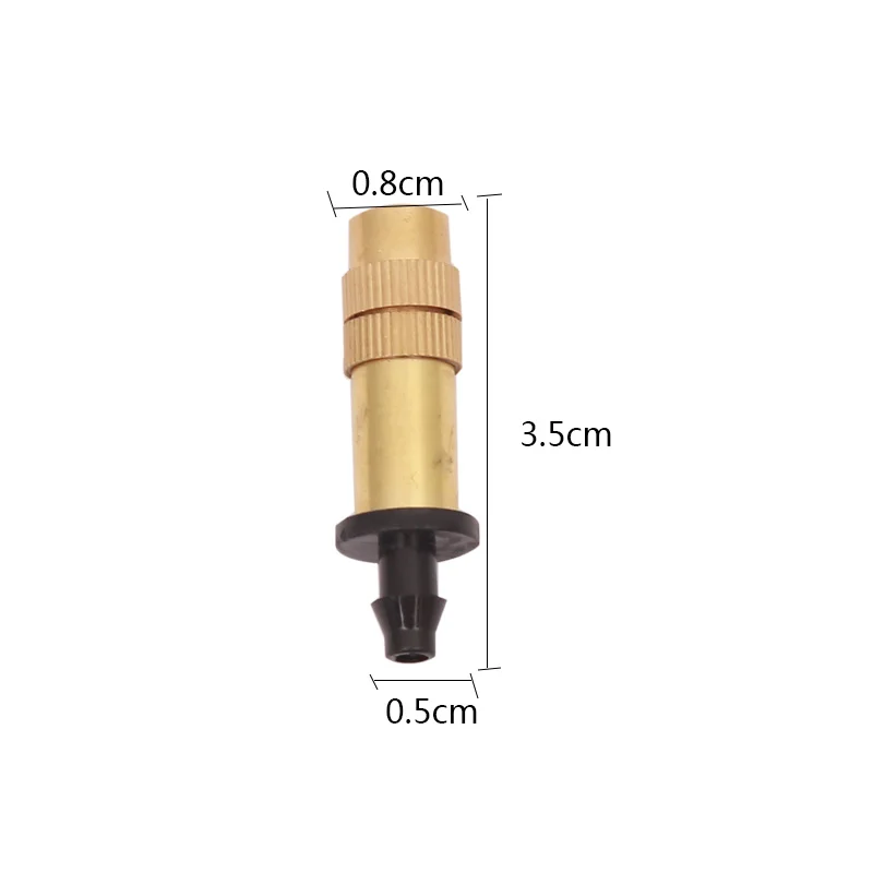 25M 25PC Copper Nozzle Irrigation System Portable Misting Automatic Watering Garden Hose Spray Head With 4/7mm Tee and Connector 25M 25PC Copper Nozzle Irrigation System Portable Misting Automatic Watering Garden Hose Spray Head With 4/7mm Tee and Connector