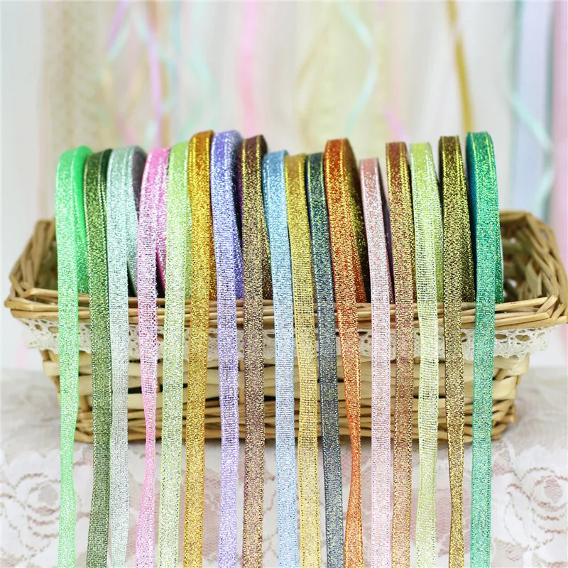

6mm x 25yard Silk Satin Ribbon Wedding Party Festive Event Decoration Crafts Gifts Wrapping Apparel Sewing Fabric Home Supplies
