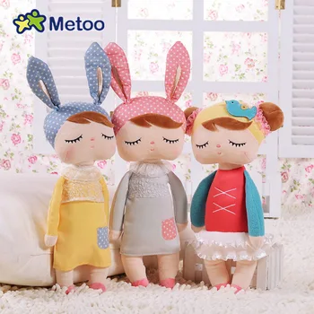 

Cute Metoo Angela Dolls Bunny Rabbit Baby Plush Toy Doll Stuffed Animals Toys Girl for Birthday Christmas Children Gifts