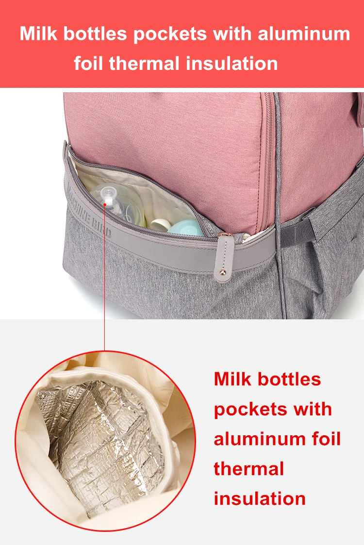 New Mummy Diaper Bag Usb Large Capacity Maternity Backpack Waterproof Travel Baby Stroller Bag For Mom Multifunctional Nappy Bag (8)