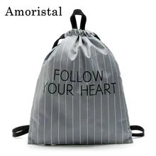 Унисекс шнурок мешок мальчиков Водонепроницаемый мешок баскетбольная корзина Для мужчин; Mochila мешки для хранения Для женщин завязки Cinch сумки на плечо B137