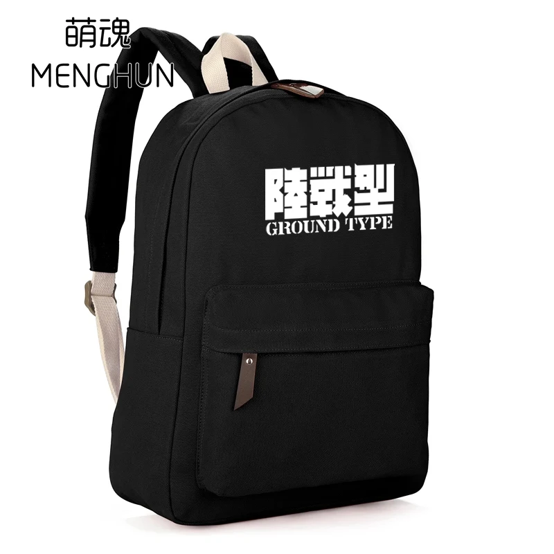 

Mobile suits gundam 0083 Ground type gundam concept canvas backpack anime game fans backpack schoolbag travel canvas backpack