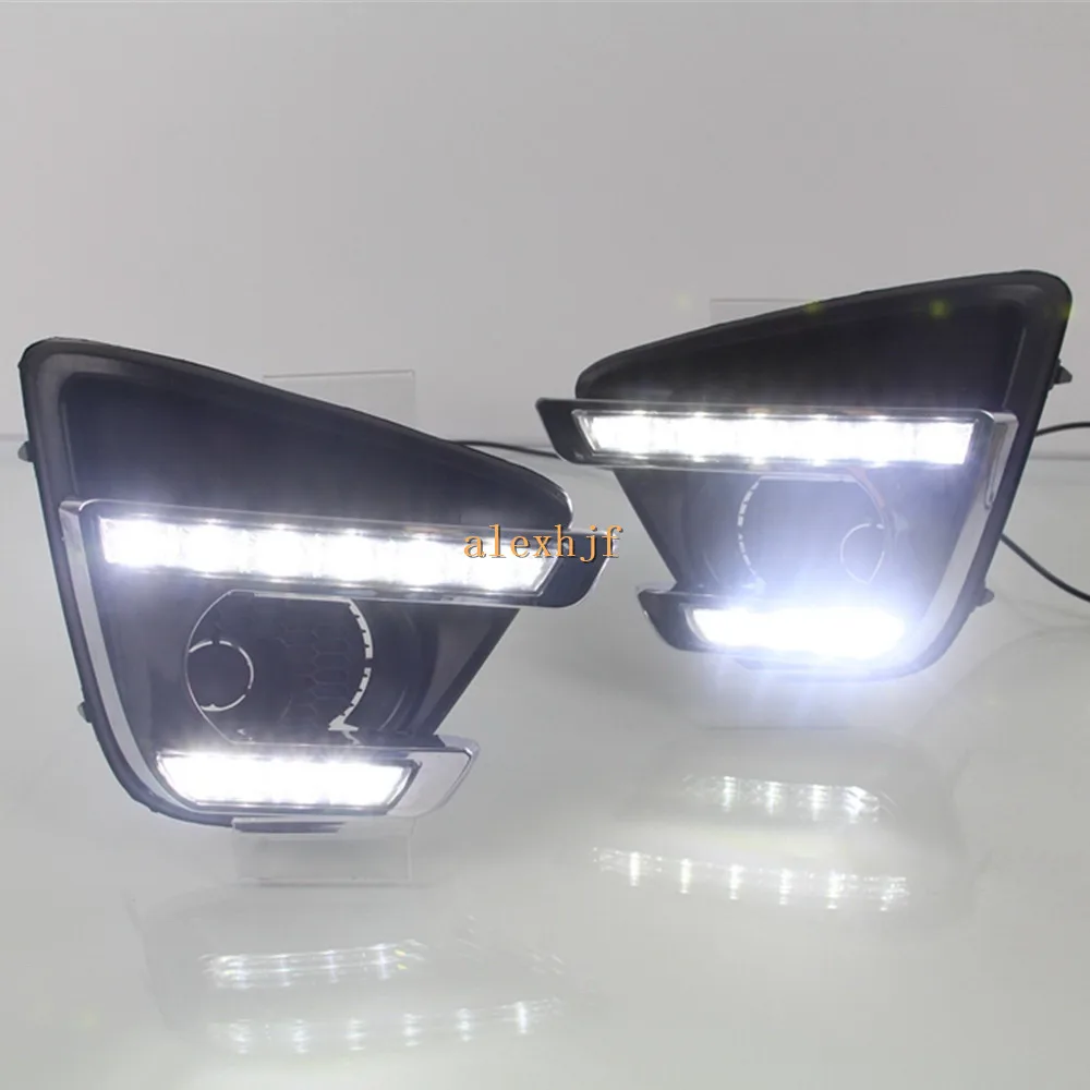 July King Led Daytime Running Lights Drl With Fog Lamp Cover Led Fog