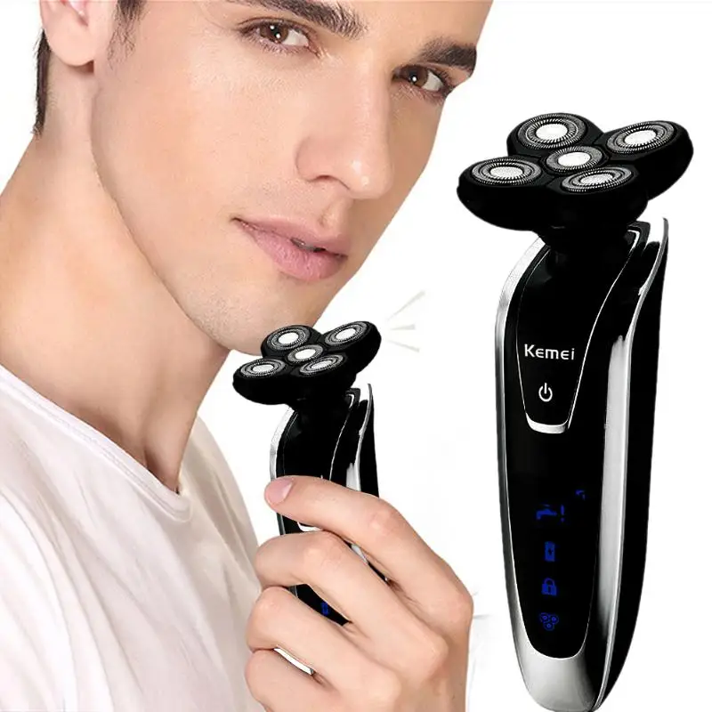 Clearance Original 3 in1 Washable Rechargeable Electric Shaver Triple Blade Electric Shaving Razors Men Face Care 5D Floating Clearance Original 3 in1 Washable Rechargeable Electric Shaver Triple Blade Electric Shaving Razors Men Face Care 5D Floating