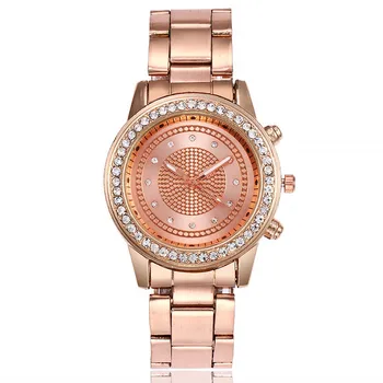 

2020 Hot sale Women Quartz Wrist The Eiffel Tower Rhinestone pendant Wrist Watch Female Clock relogio feminino #Zer