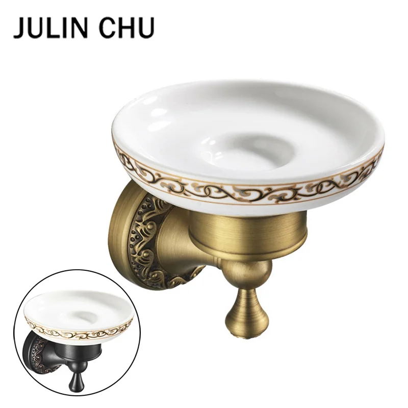 Ceramic Soap Dish Black Wall Mounted Antique Vintage ...