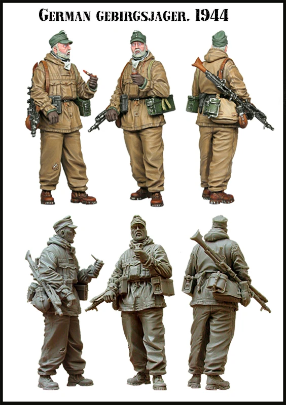 

1:35 scale resin model kit resin figure model soldier D0029