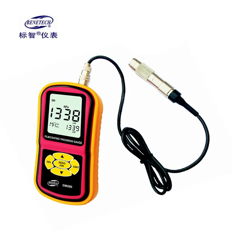 GM280 Non ferrous Coating Thickness Gauge ,split thickness with LCD