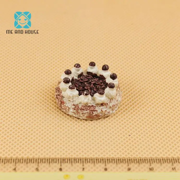 

Dollhouse Birthday Cake Mini Doll House Miniature cake dolls kitchen decoration