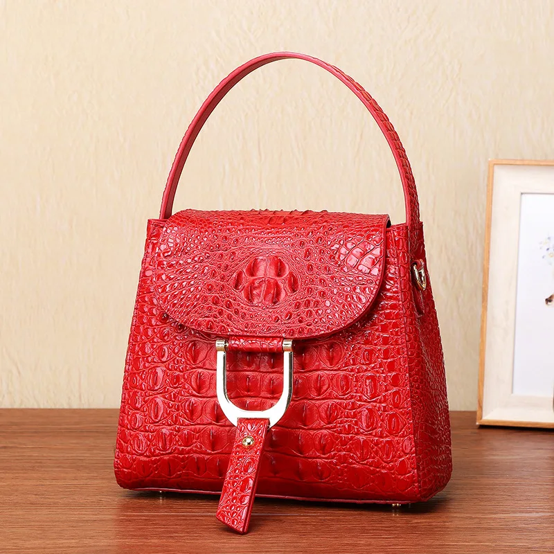 red Handtasche tasche Dame Geprägte Crossbody purple Echt Tasche Weiblichen Leder Teaegg Frauen Schulter blue Kuh Einzelnen Black BRqaT7In