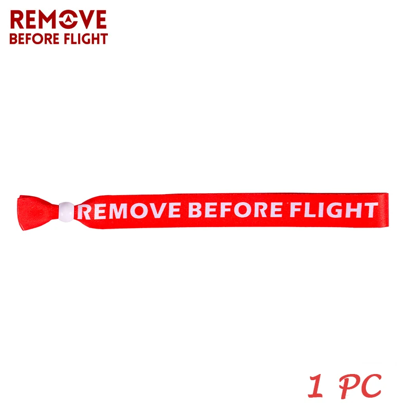 Полиэстер одноразовый браслет remove Before Flight авиации подарки красный ремешок на запястье для вечерние Применение могут быть выполнены по индивидуальному заказу - Окраска металла: Red Wristband