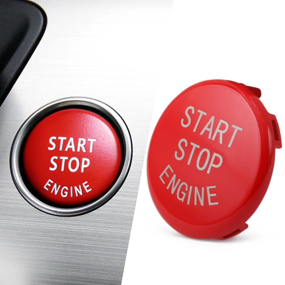 

ABS Car Engine Ignition Start Stop Switch Push Button Ring Trim Cover Fit For BMW 3 5 Series E90 E91 E92 E93 E60