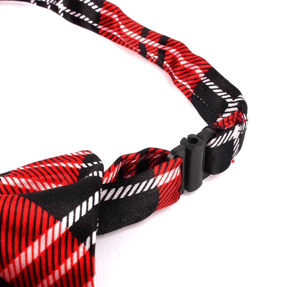 Rubber String Necktie For Girls and Boys Polyester Plaid Neck Tie for Children Suits Skinny Ties Slim Men Tie Gravatas woven necktie necktie set