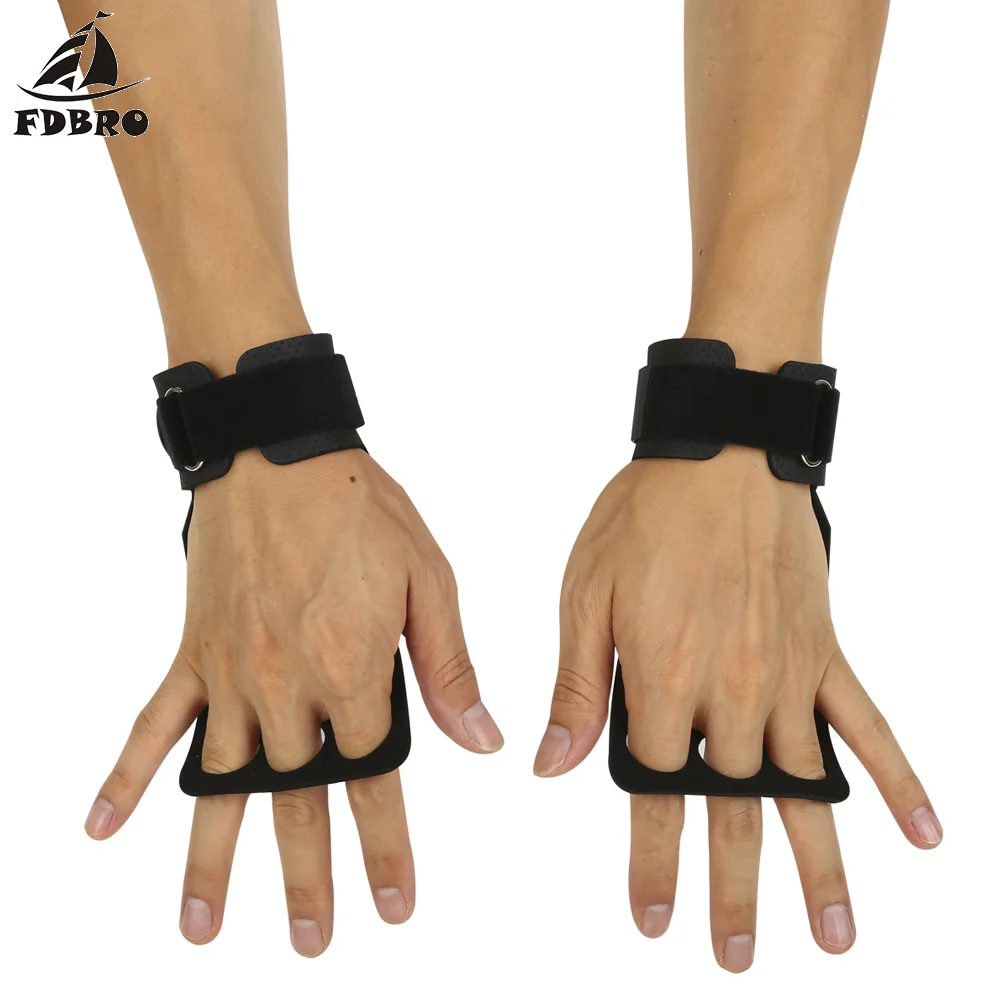 FDBRO Gym Gloves Fitness Weight Lifting Gloves Workout Hand Grips Exercise Gloves for Pull Up Body Building Gym Accessories