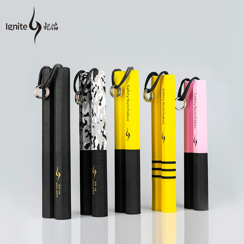 Günstig Schwamm doppel seil Nunchakus Sicherheit bohrer Martial Arts Ausrüstung Trainings Praxis anfänger leistung Martial Arts Produkte