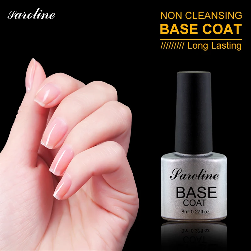Top Base Coat Nail Gel Soak Off Gel Varnish 8ML Long Lasting Primer