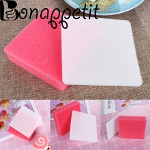 2 шт./компл. квадратный красочные Fondant(сахарная) Сухой торта сахар лоток помещен пресс-форм пенные губчатые подушечки Цветочная форма для выпечки тортов DIY с циновки