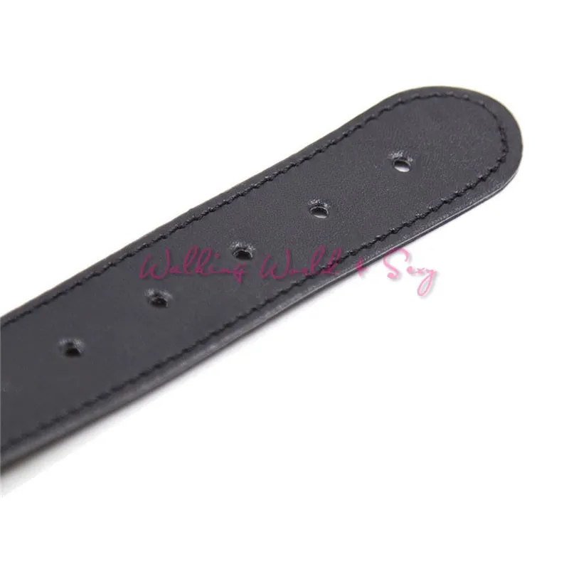 New PU Leather Metal Open Mouth Gag Oral Sex Ring Head Mouth Fixed Leather Head Harness Cosplay Sex Toys For Couple Adult Game (4)