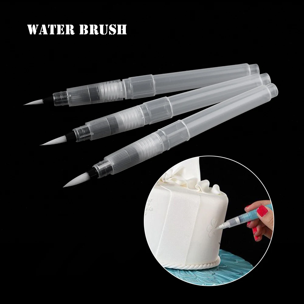 

1 PC New Practical Art Stationery Calligraphy Cake Decorating Useful Painting Watercolor Brush Pilot Ink Refillable Water Pen