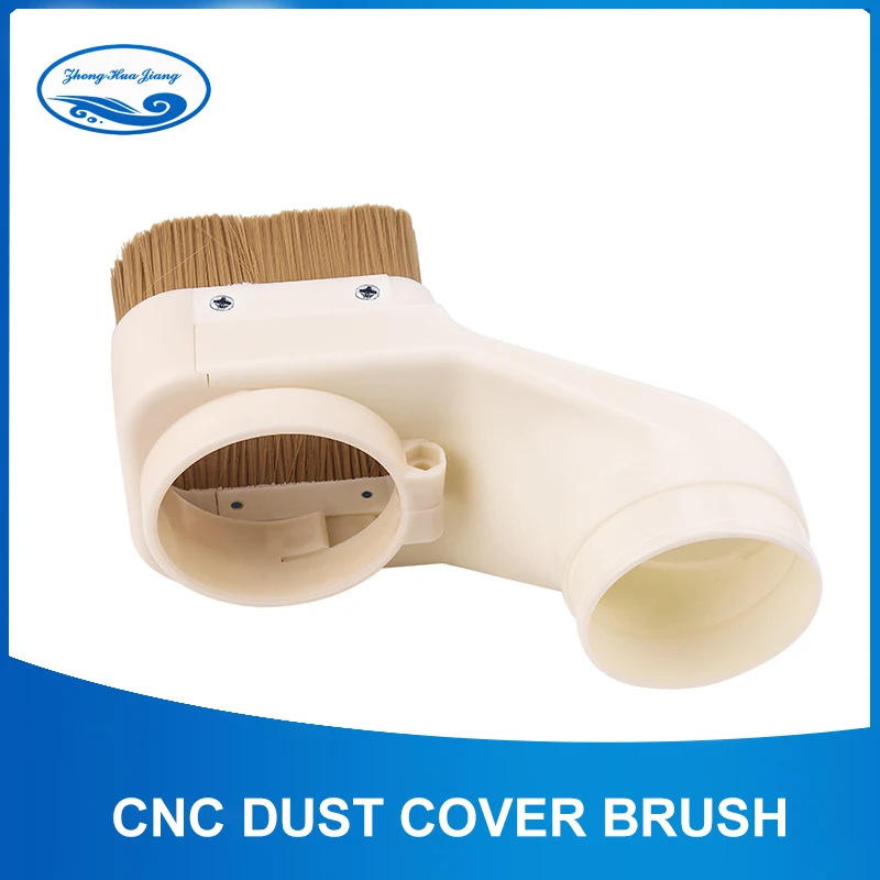 70mm/75mm/85mm/90mm/100mm CNC Dust Cover Brush Diameter Vaccumn Cleaner Easy Clearing For CNC Milling Machine