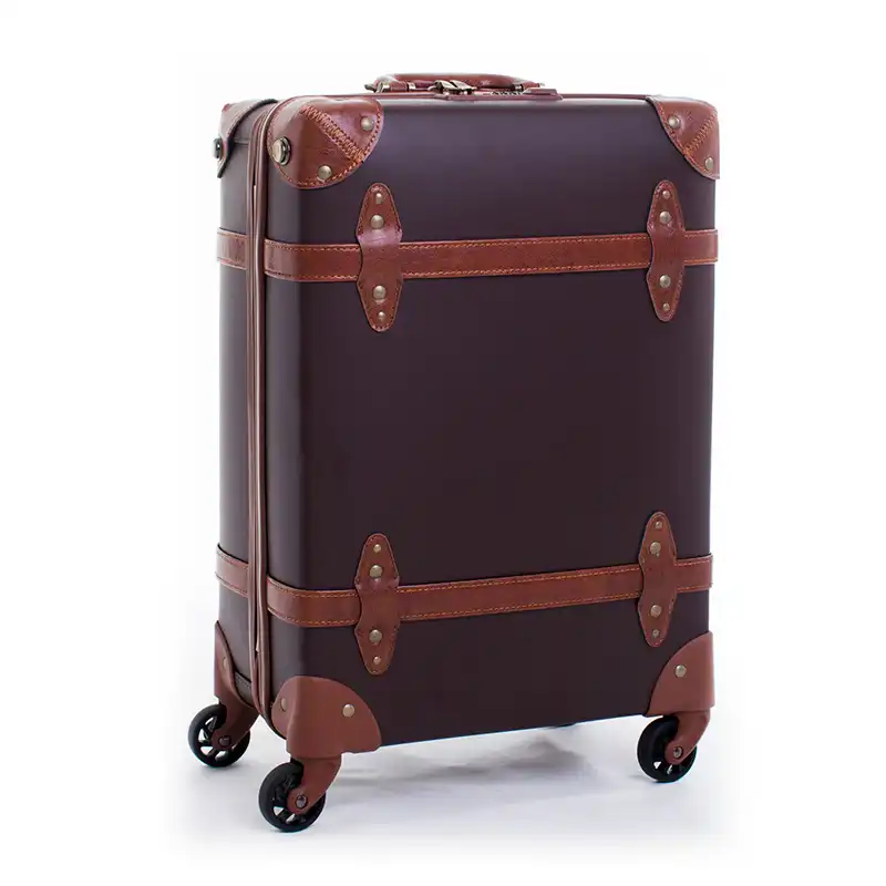 leather trunk suitcase