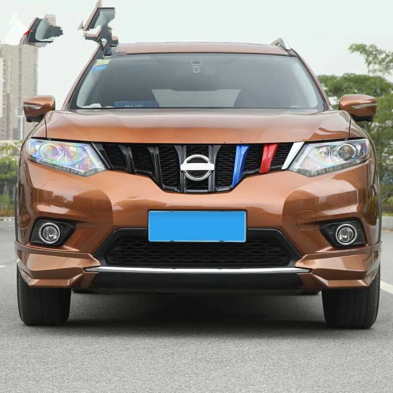 Для Nissan X-Trail Спойлер ABS задний передний бампер диффузор защитные бамперы для Nissan X-Trail обвес бампер задний губа-16