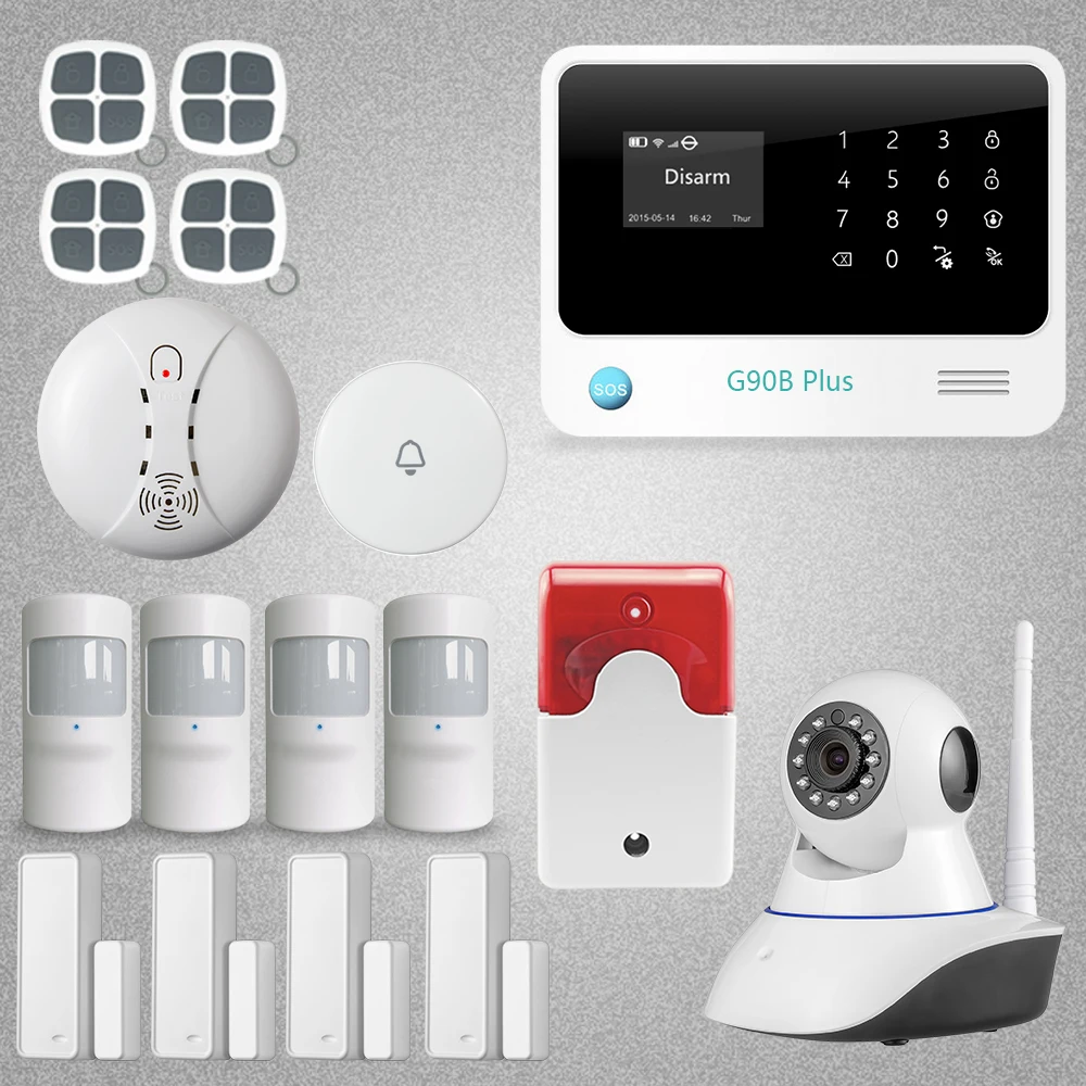 bilder für G90B Plus WiFi GSM SMS GPRS Autodi Alarm System Intruder Einbrecher + rauchmelder bilder für G90B Plus WiFi GSM SMS GPRS Autodi Alarm System Intruder Einbrecher + rauchmelder