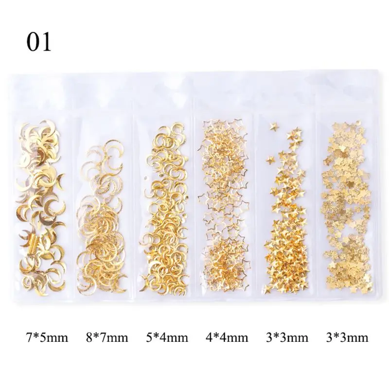 

Golden Shell Moon Star DIY Filling Materials Filler Epoxy Resin Jewelry Making