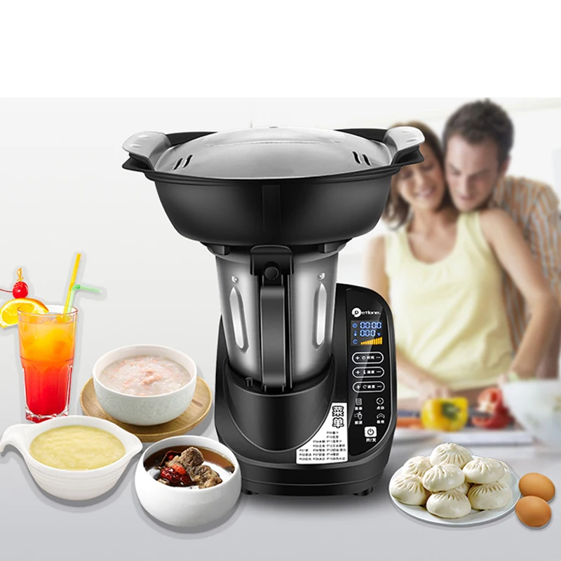 

Multifunctional Food Blender High Speed Juicer Fruit Vegetables Dough Mixer Heating Home Automatic Food Processor Kitchen DTL-01