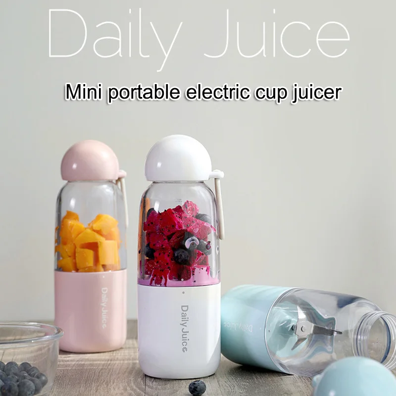 

Electric Juice Juicing Cup Juicer 350ML Fruit Rechargeable Portable Maker USB Orange E2S
