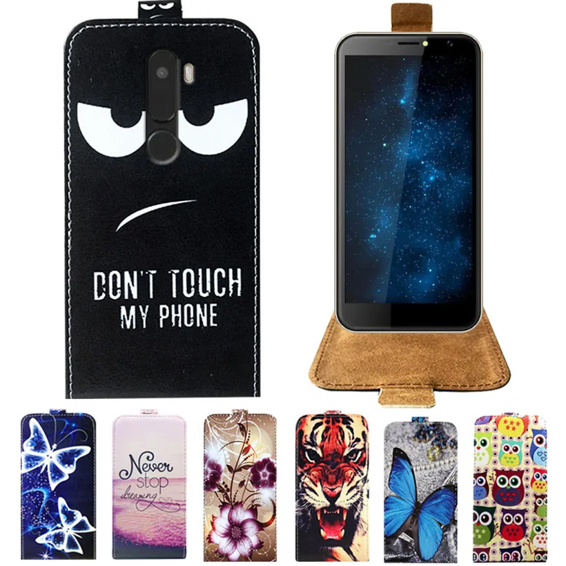 

For DEXP G355 Case Newest Cartoon 5.45" PU Leather Print Flip Case Cover For DEXP G355 Phone Case Bag