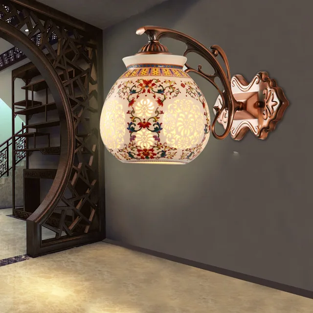 chinese ceramic modern sconce wall lights 110v 220v led living room contemporary indoor lighting contemporary indoor lighting i15 contemporary