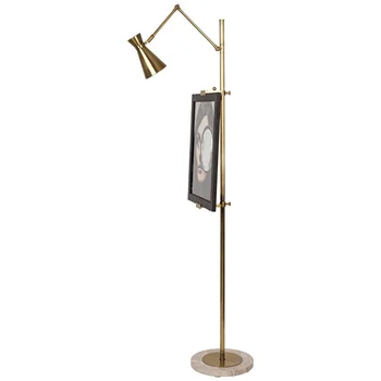 

Phube Lighting Modern Floor Lamp Easel Chrome Floor Lamp Light Gold Study Room Living Room Floor Lamp Lighting