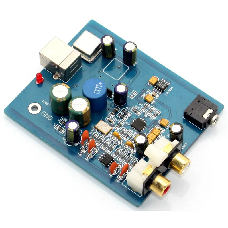 Новинка HIFI ES9018K2M SA9023 USB DAC декодер плата внешняя звуковая карта Поддержка 24Bit 92k для