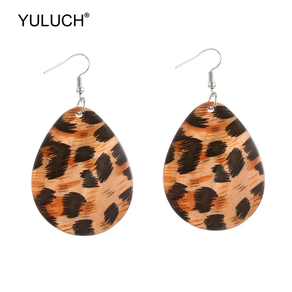 

YULUCH Summer Beach Trendy Jewelry Pop Natural Shell Water Drop Dangle Earrings For Women Ethnic African Indian Pendant Earrings
