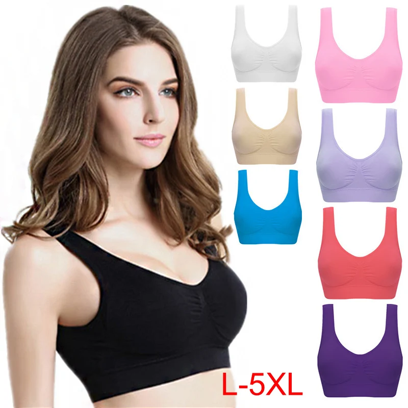 Push up Bra Plus Size Bras Women Bra Top Padded Wireless Brassiere Top ZJ55
