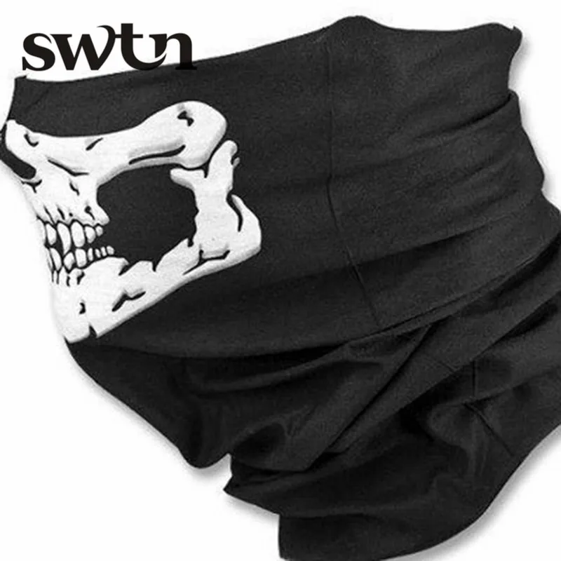 

Motorcycle SKULL Ghost Face Windproof Mask Sports Warm Ski Caps Bicyle Bike Balaclavas Scarf