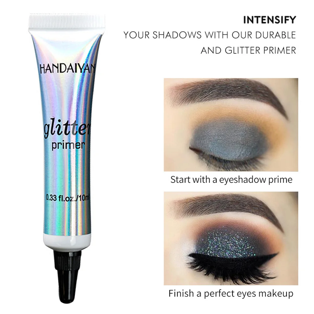 

10ml Eyeshadow Cream Hydrating Eye Shiny Festival Makeup Primer Long Lasting Brighten Body Glitter Easy Apply Natural Shimmer