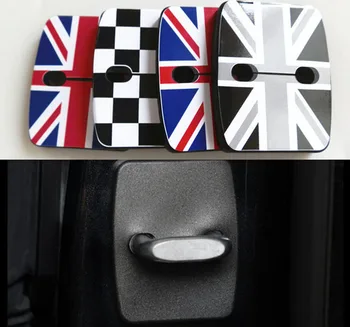 

4pcs MINI COUNTRYMAN R60 4 door rust resistant door cover Car door lock buckle cover For bmw mini R60 R61