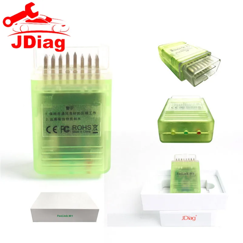

Code reader JDiag Faslink M1 Bluetooth 4.0 OBDII diagnostic scanner OBD2 fault code cleaner ELM327 Support 5 Protocols